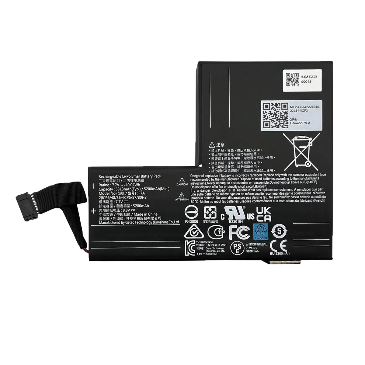 DXT New F7A Battery for the New Steam Deck Game Console F7A 