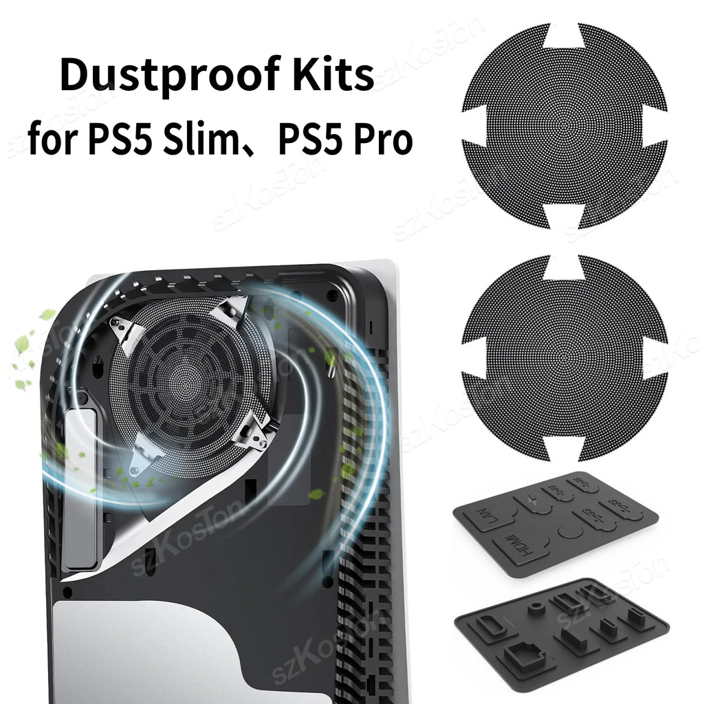 Cooling Fan Vents Dust Filter for PS5 Slim PS5 Pro Accessori