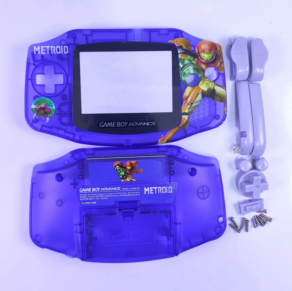 Gba Replacement Shell For Game Boy Advance Zelda The Minish Cap Transparent Game Console Housing Shell With Full Button Kit Gift