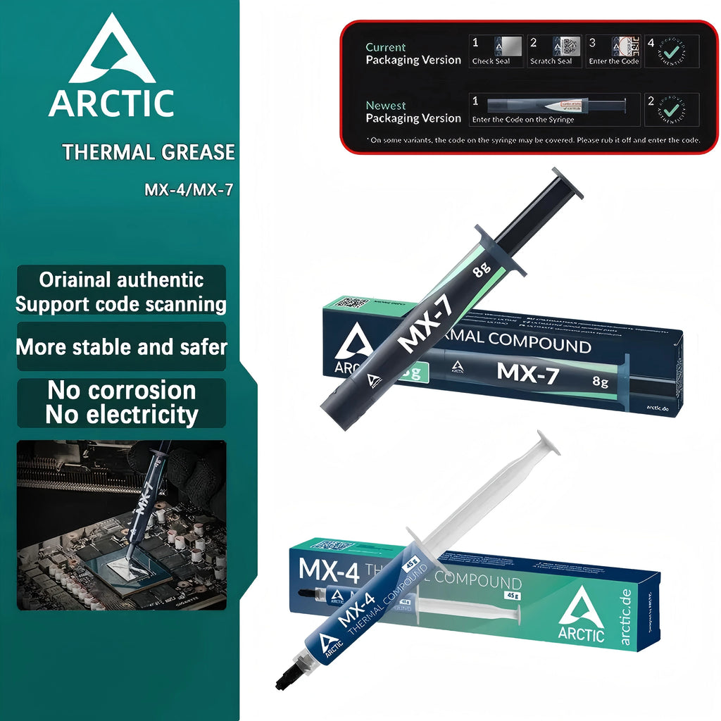 ARCTIC MX-4/6/7 Premium Thermal Paste High Thermal Conductiv