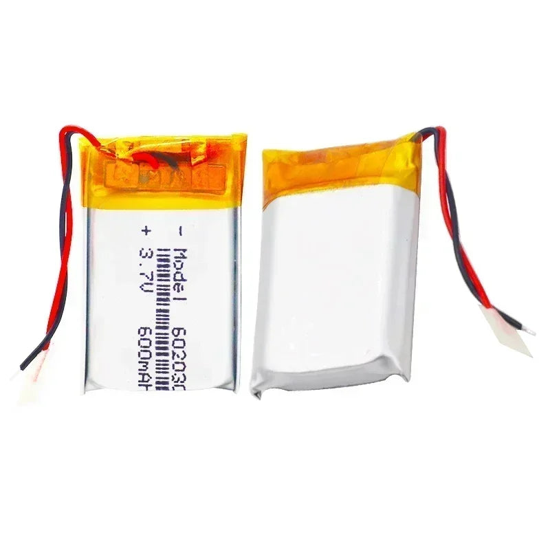 3.7V 600mAh 602030 Lipo Battery for Handheld Game Console MP