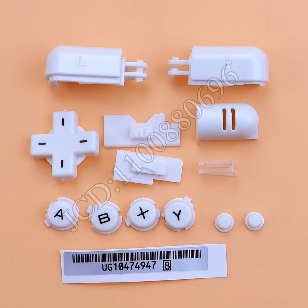 1Set Replacement A B X Y L R D Pad Cross Button Full Button Set For DS Lite NDSL Buttons For DS Lite For NDSL Console