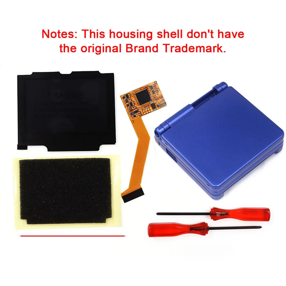 HISPEEDIDO 5 Levels Brightness For GBA SP IPS V2 High Brightness LCD Screen Kits For GameBoy Advance SP Console