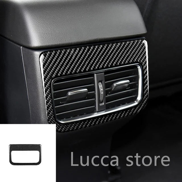 For Mazda CX-5 CX5 2017 2018 Electronic Handbrake Knob Button Panel Cover Trim Sticker Carbon Fiber Interior Auto Assesories