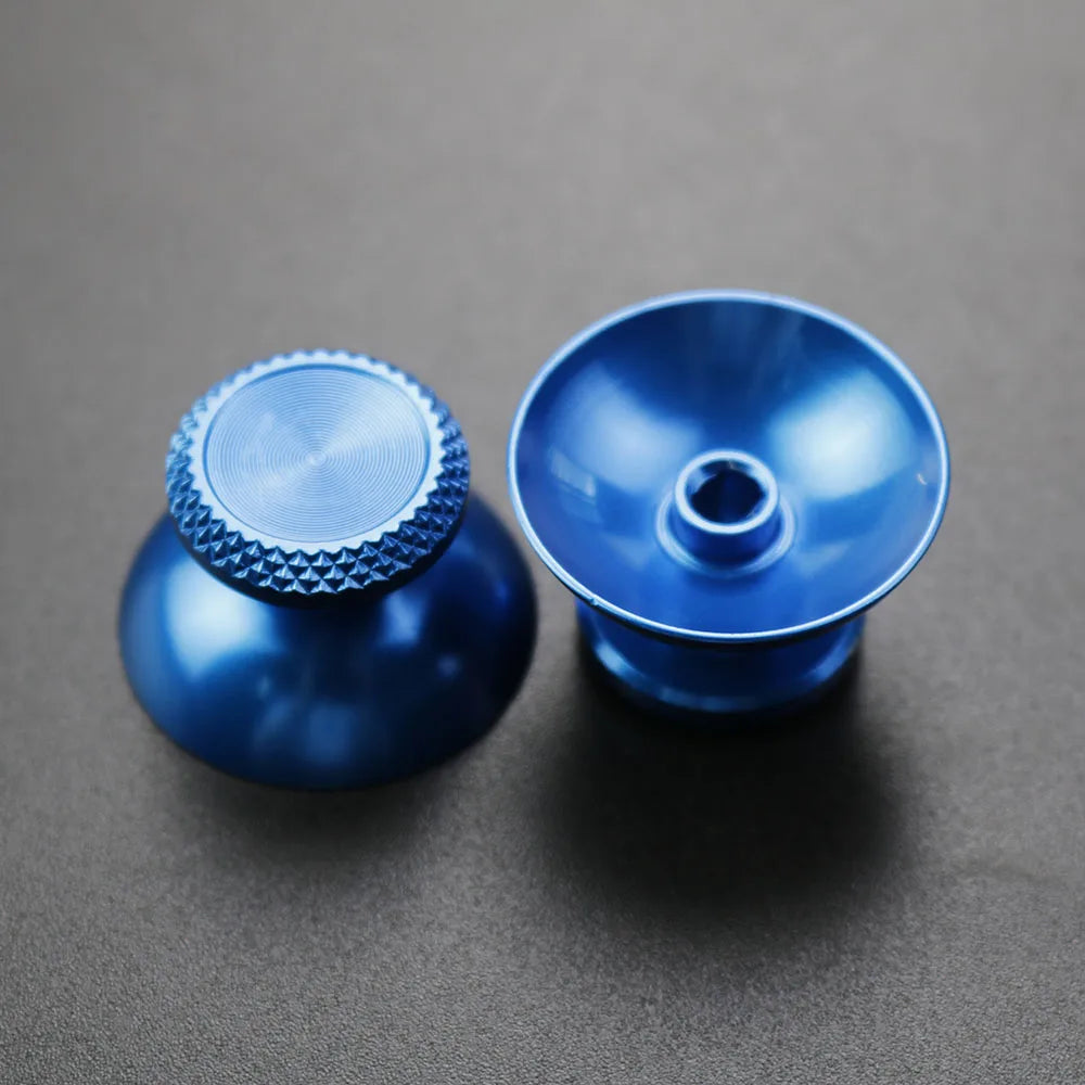 YUXI 2PCS Metal Analog Joystick Thumb Stick Grip Cap Replacement Parts for PS5 Controller Thumbstick Replacement