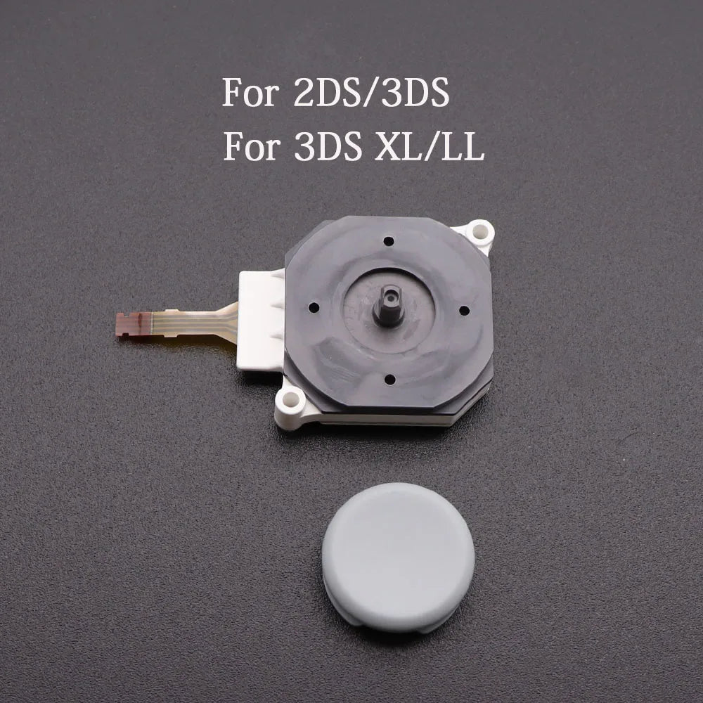 3D Analog Joystick + Stick Grip Cap Control Cover Button Replacement Part Case for 3DS 3DSXL 3DSLL for New 3DS XL LL