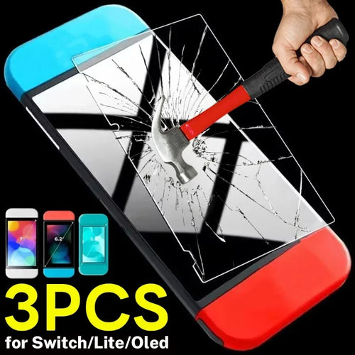 1/2/3PCS Protective Glass for Nintend Switch Tempered Glass 