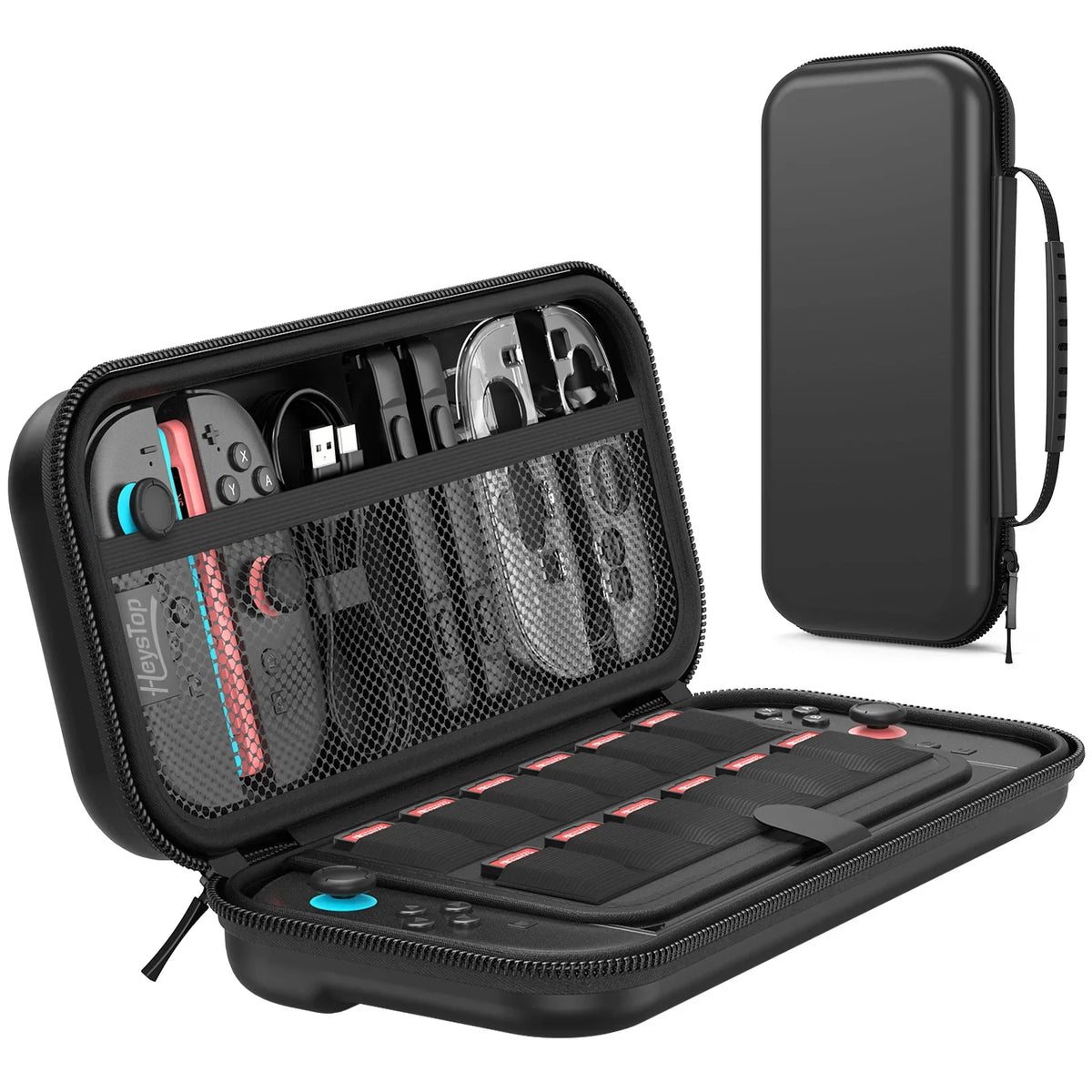Comptible for Switch 2 Portable Lightweight and Large Capacity Waterproof Carrying Case Protected for Console Accessory