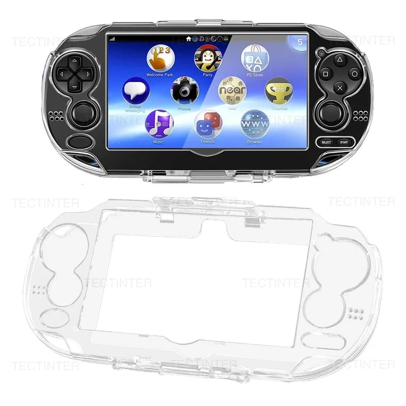Protective Crystal Clear Hard Case for PS Vita 1000 Handheld