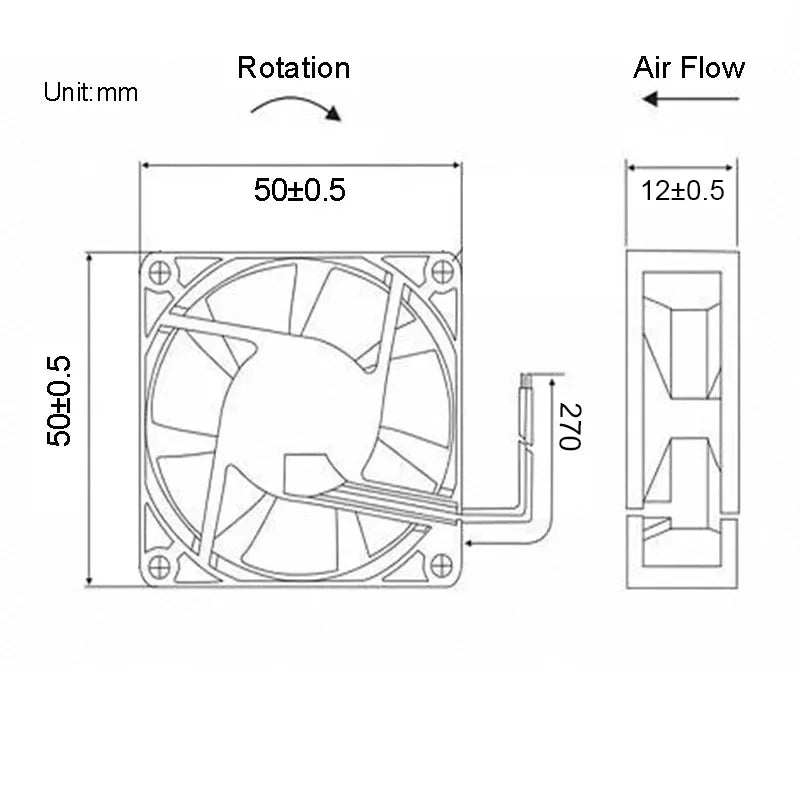 Sleeve Bearing Industrial Cooling Fans with Brushless Motor Mini Quiet Computer Accessories Ventilador DC 12v 120mm 80mm 40mm