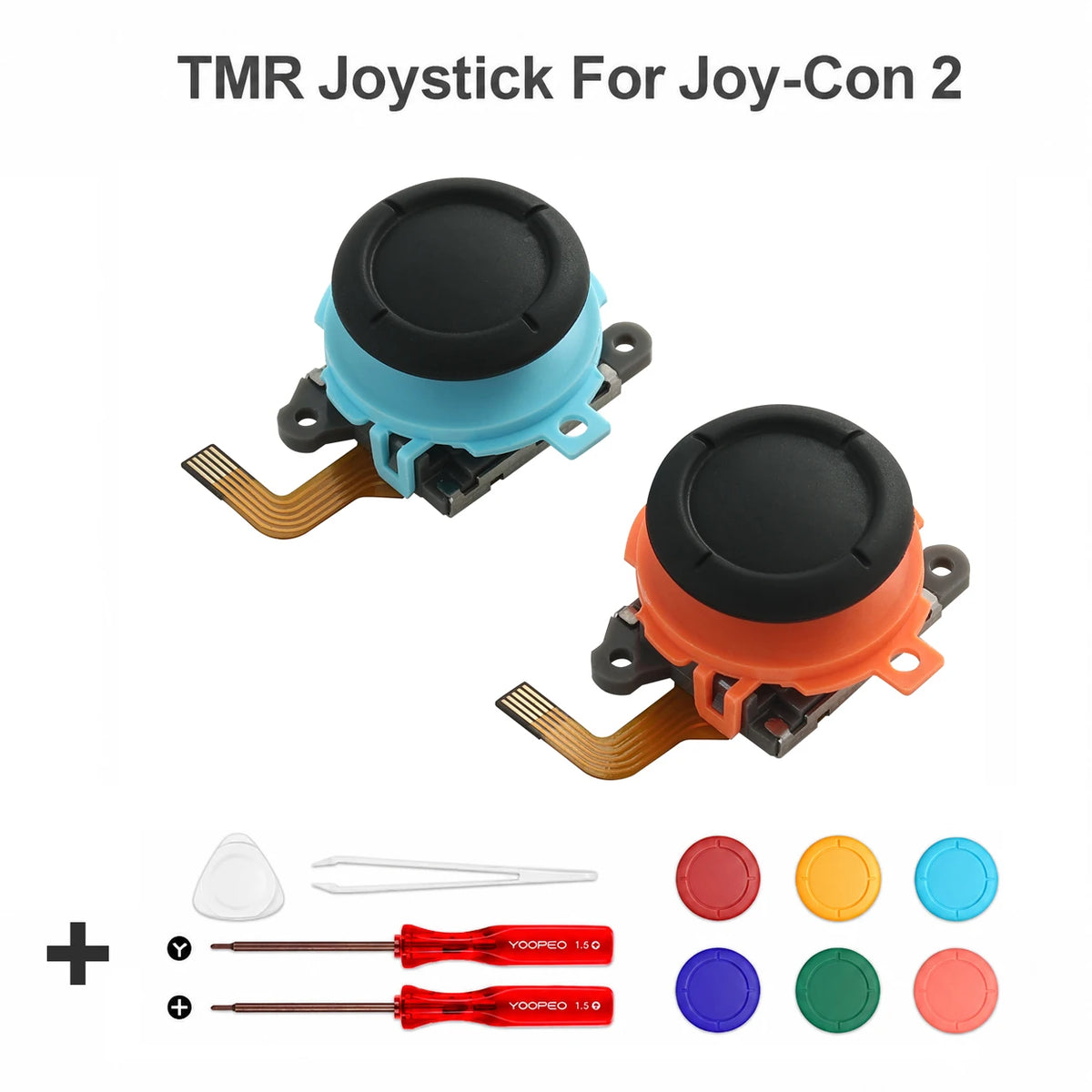 GuliKit TMR Joystick for Switch 2 2025 No Drifting Stick for Joy-Con 2 NS2 Game Console Repair Replacement & Upgrade