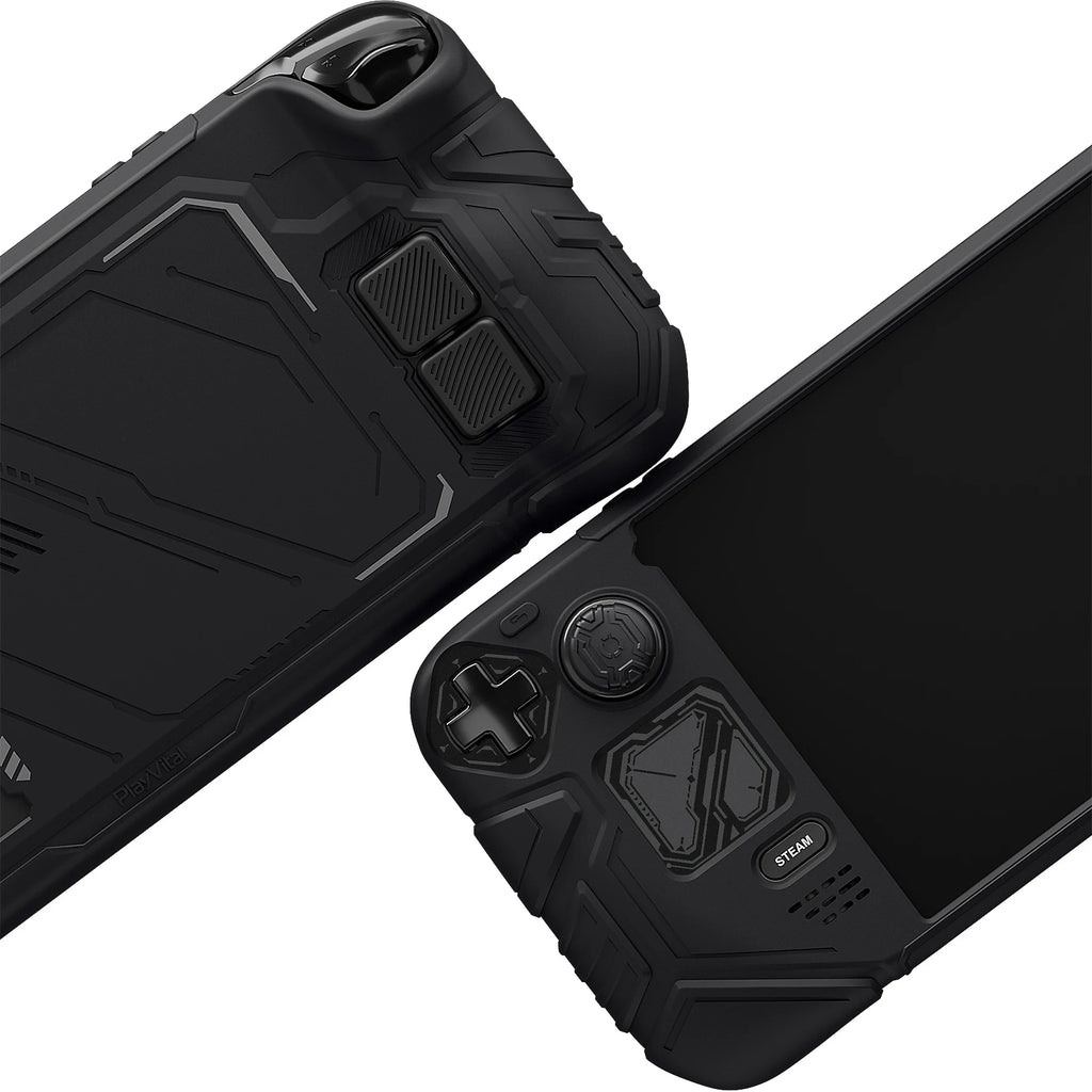 PlayVital Mecha Protective Case for Steam Deck OLED & LCD An