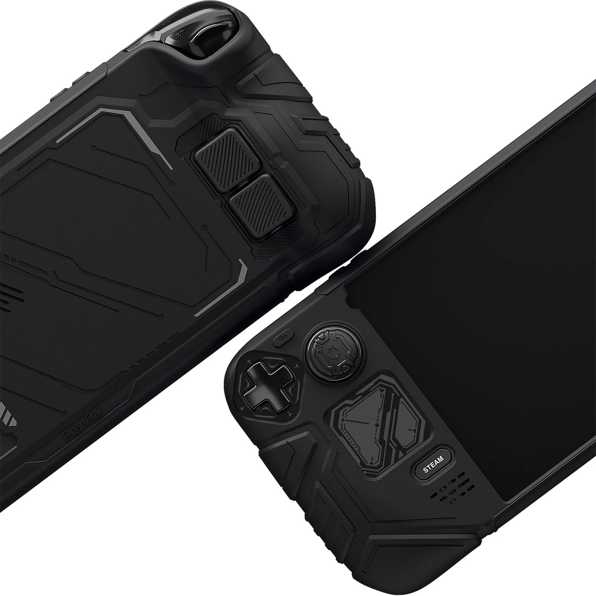 PlayVital Mecha Protective Case for Steam Deck OLED & LCD An