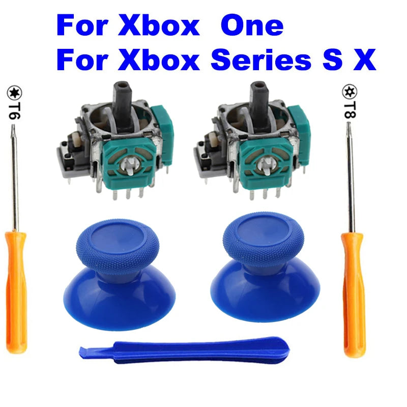 2 PCS 3D Analog Joystick Stick Sensor Module Potentiometers & ThumbStick for XBox One S X Series Controller
