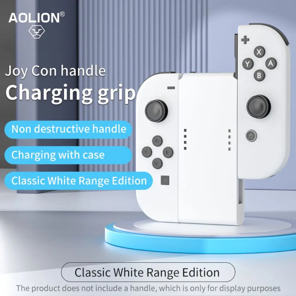AOLION Portable Switch Joncon Charging Grip 3400mAh Extended Battery Life Accessory for Ninten-do OLED Stylish Gaming Controller