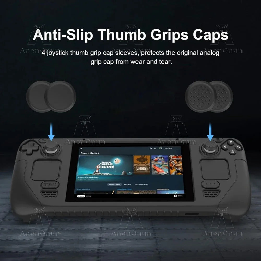 Steam Deck Full Fit Protective Case Anti-fall Anti-scratch A
