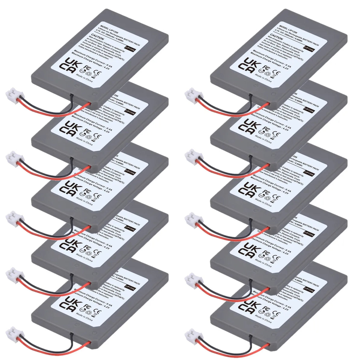 LIP1359 PS3 Replacement Battery 3.7V 1800mAh for Sony Playstation3 Wireless Controller Game Console Batteries with USB Cable