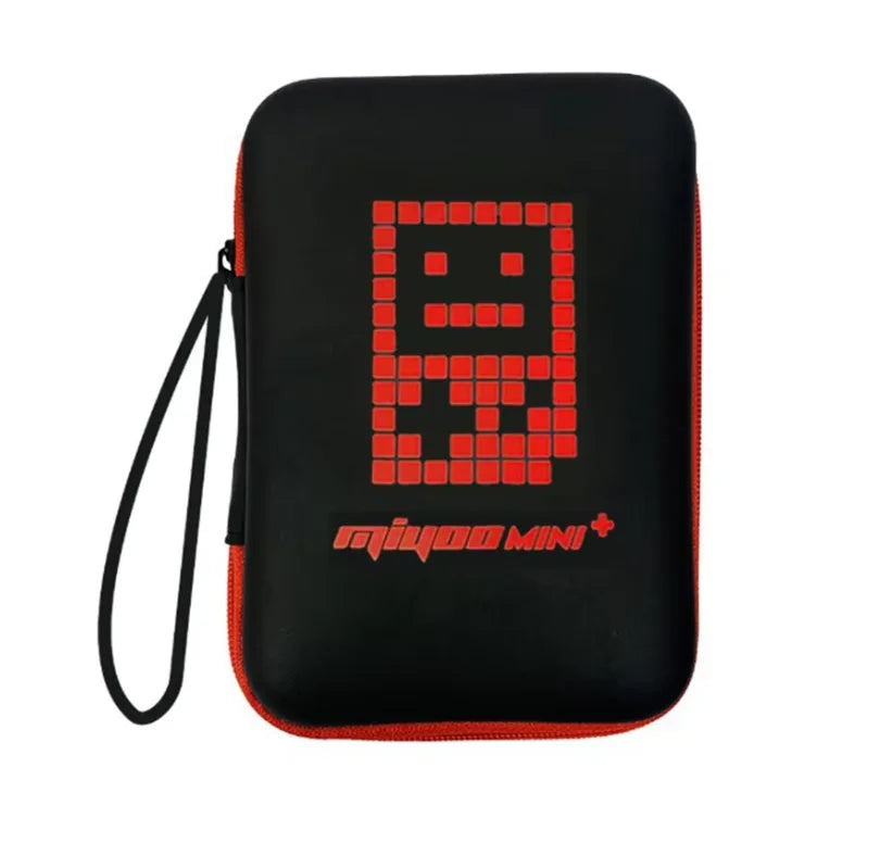 EVA Carrying Case Wear-resistant Game Console Pouch Case Shockproof With Lanyard Lightweight for Miyoo Mini Plus RG35XX