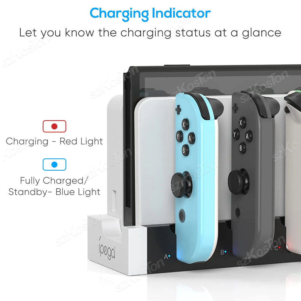 Controller Charger Dock Compatible with Nintend Switch OLED 