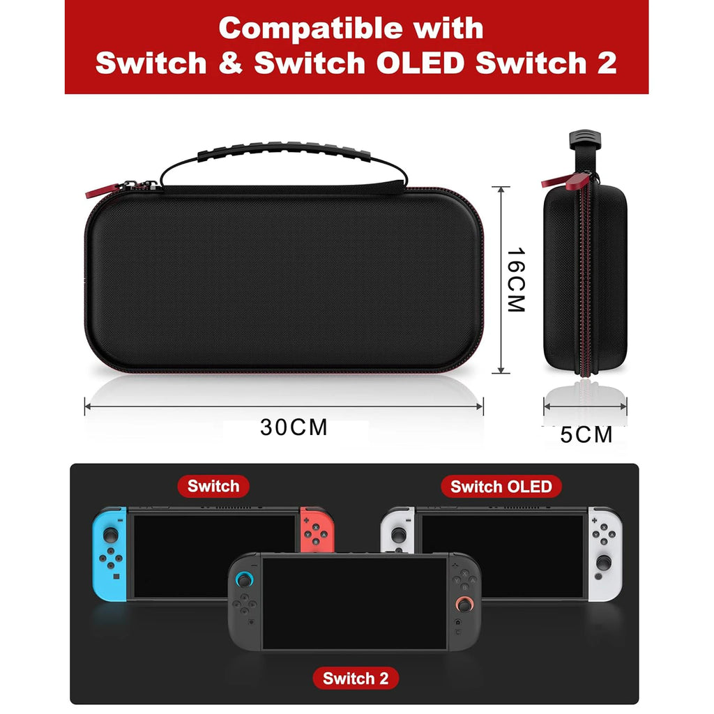 Carrying Case Kit For Switch 2 (2025) Travel Case Hard Shell