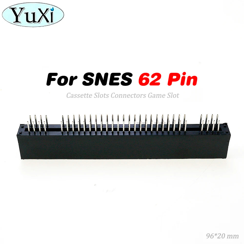 1 Piece Card Slot For SNES SEGA Famicom FC N64 Console 64Pin 62Pin 60Pin 50Pin Connector Adapter Game Cartridge Slot Repair Part