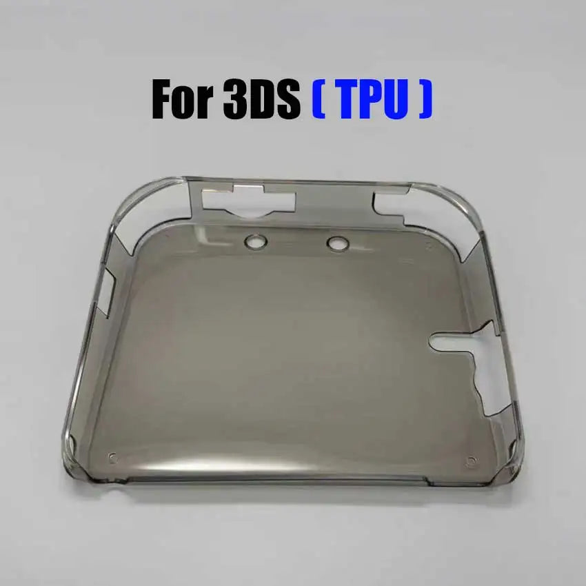 Plastic Crystal Hard Shell & TPU Silicone Sleeve For 2DS 3DS 3DSLL 3DSXL New 2DS 3DS LL XL Game Console Soft Protective Case