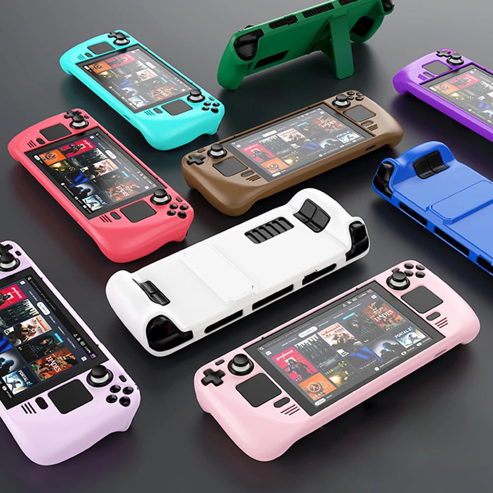 for Steam Deck Game Console Protection Cover with Stand Soft