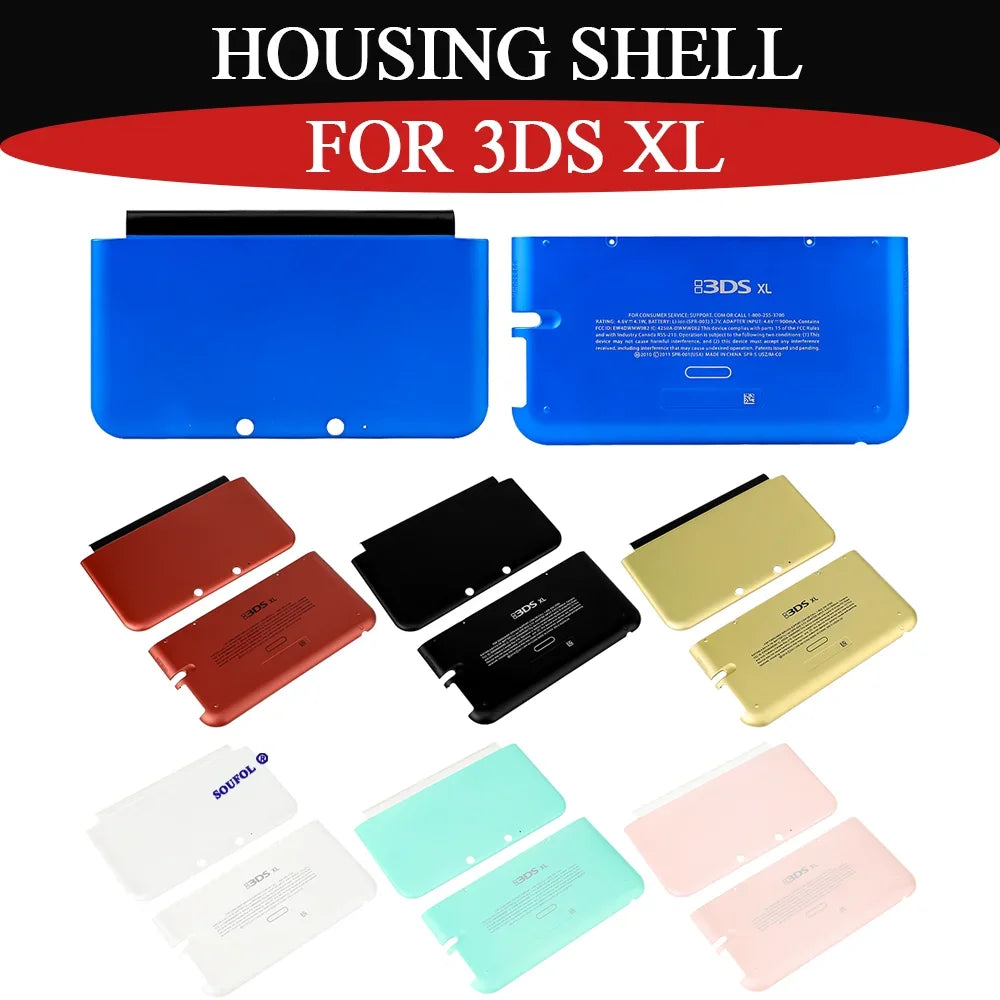 New For 3DS XL High Quality Housing Shell Front Back Cover C