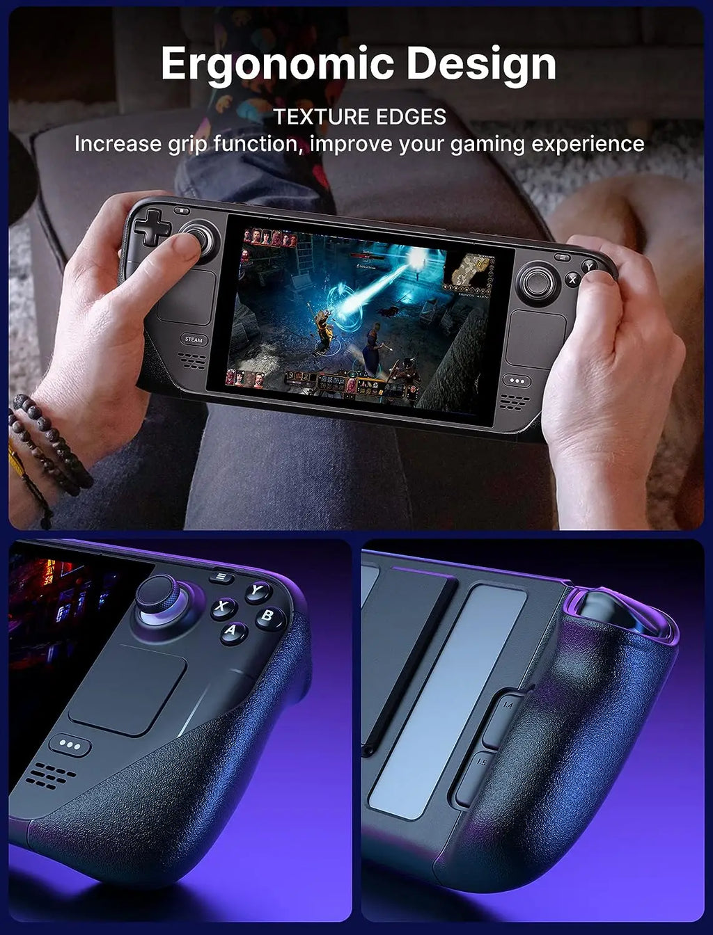 Kickstand Case for Steam Deck Upgrade The Adjustable Angle S