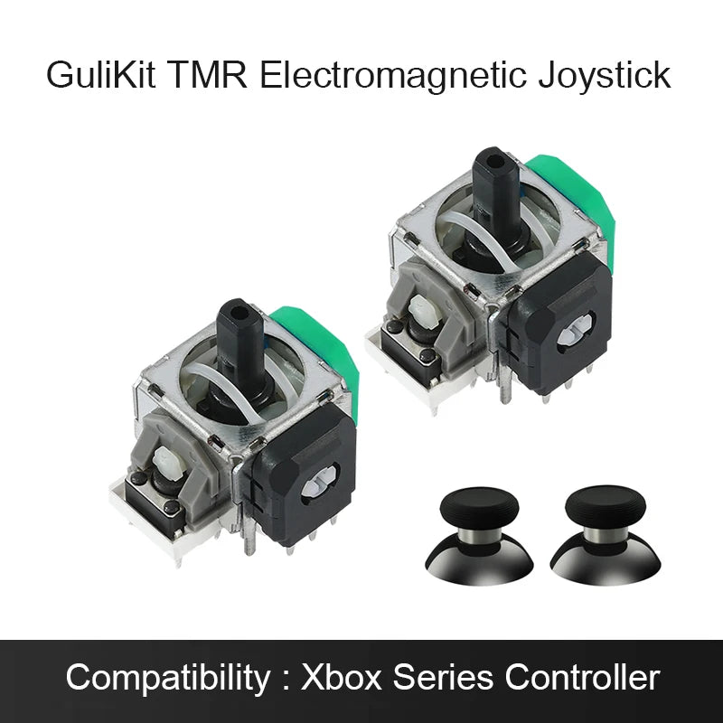 GuliKit NS51 TMR Joystick with Stick Cap for PS4 PS5/PS5 Edge Switch Pro Xbox Series Controller Game Accessories Repair