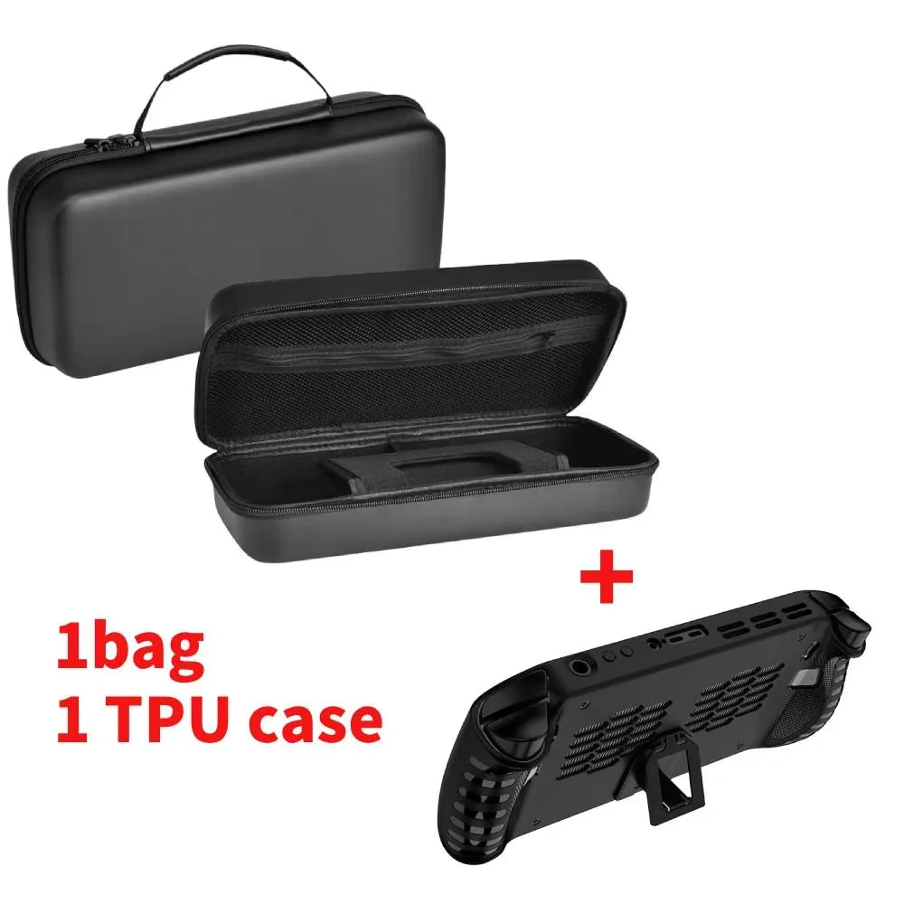 EVA Hard Carrying Case Shockproof Hard Shell Case Anti-Drop Storage Bag with Mesh Pocket For Lenovo Legion Go S Game Console