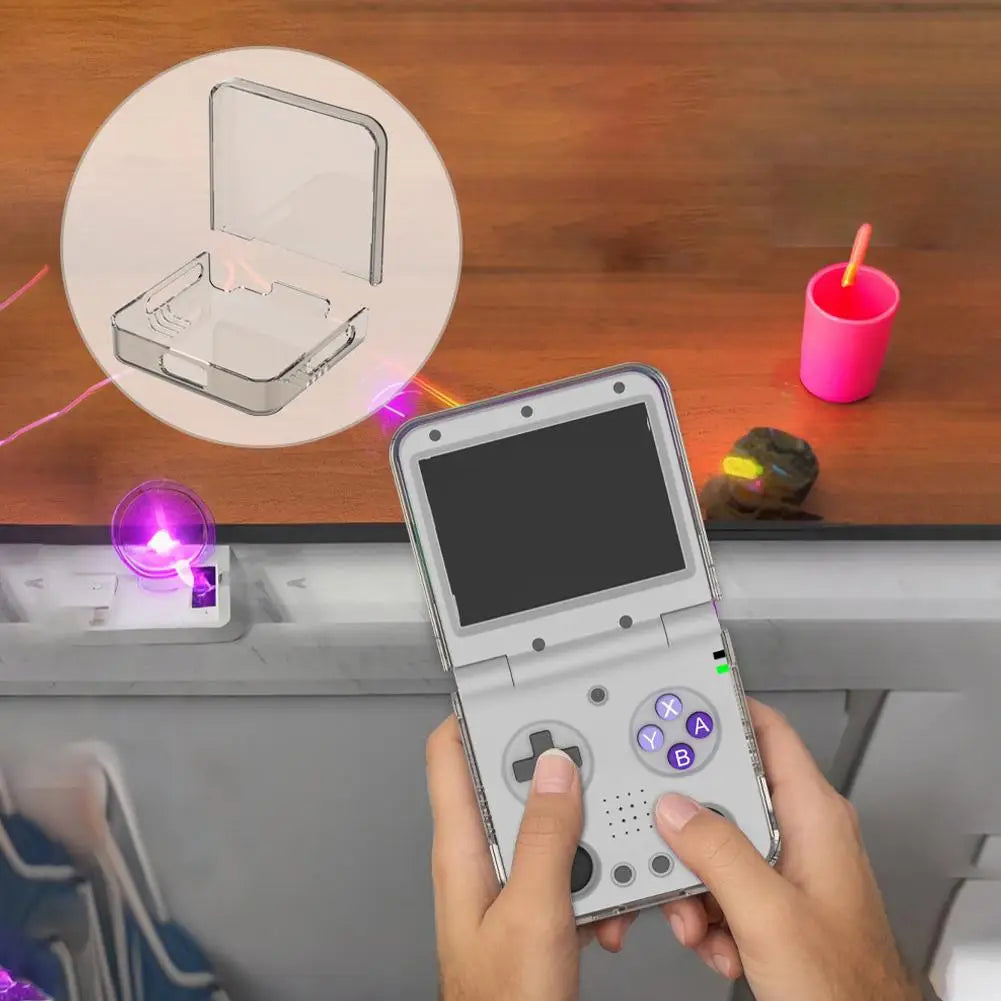for Miyoo Flip/Miyoo Flip V2 handheld game console Transpare