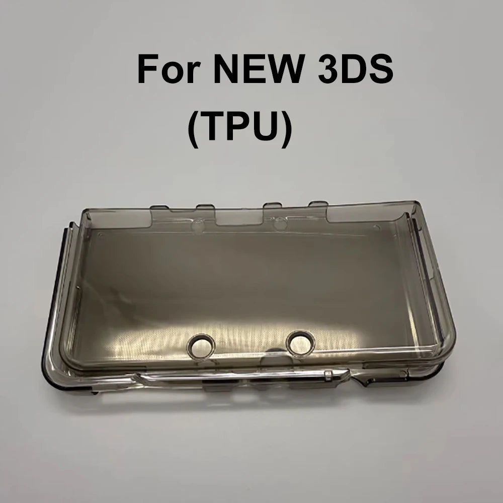 JCD High Quality TPU Silicone Sleeve for New Nintendo 3DS LL/NEW3DSXL Handheld Soft Crystal Case Game Console Protective Case