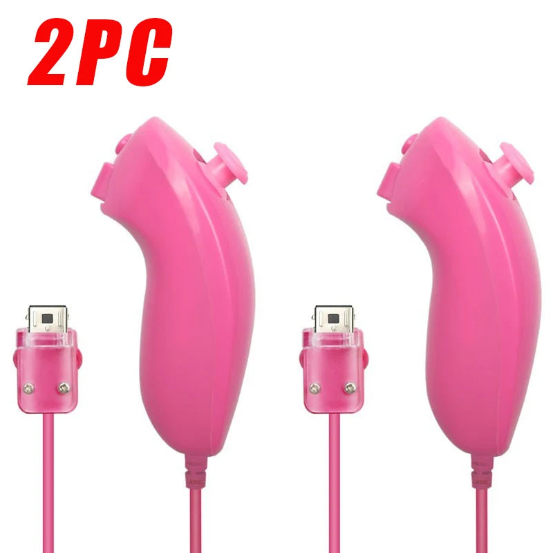 Compatible with Nintendo Wii & Wii U Game Gamepads Nunchuck Controller Joystick Gamepad Replacement for wii Nunchuck Controller