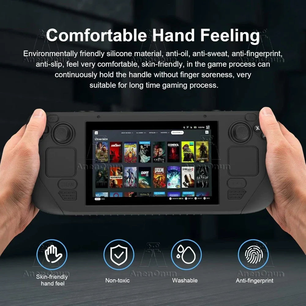 Steam Deck Full Fit Protective Case Anti-fall Anti-scratch A