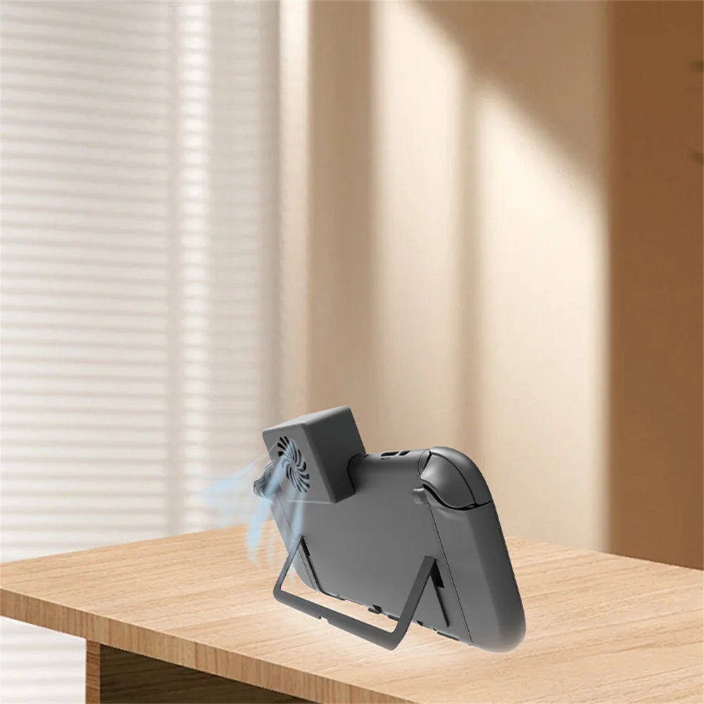 For Switch 2 Cooling Fan Portable 3 Speeds Adjustable Heat D