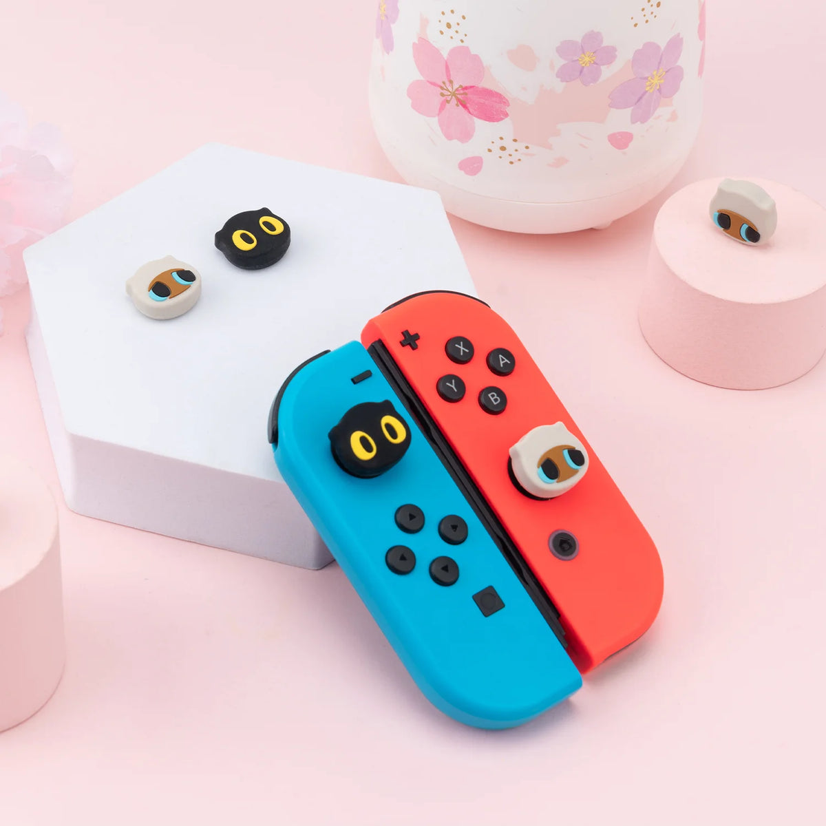 New Cute Animals Silicone Soft Thumb Stick Grip Cap Protecti