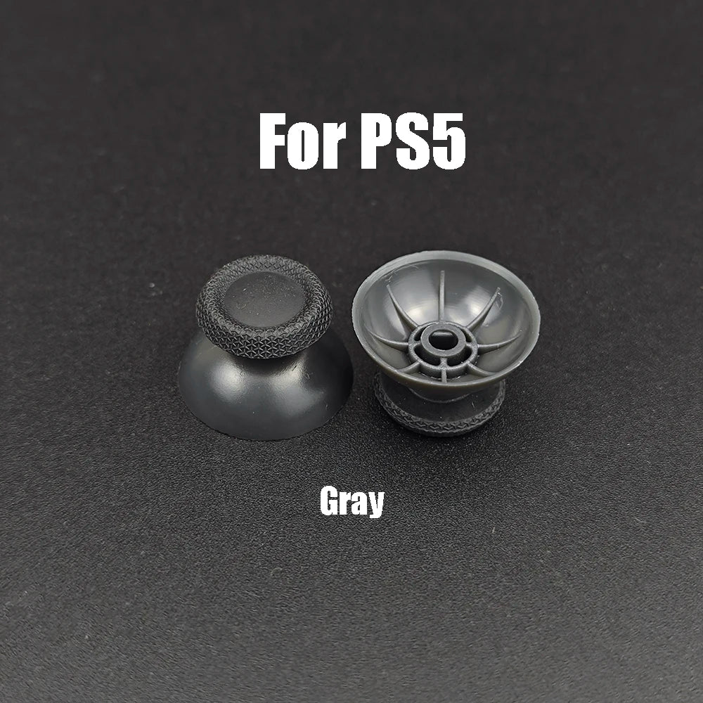 ZUIDID 6PCS Replacement 3D Analog Thumbstick Thumb Stick Mushroom Grip Cap Cover for PS4 Pro Slim PS5 Xbox one