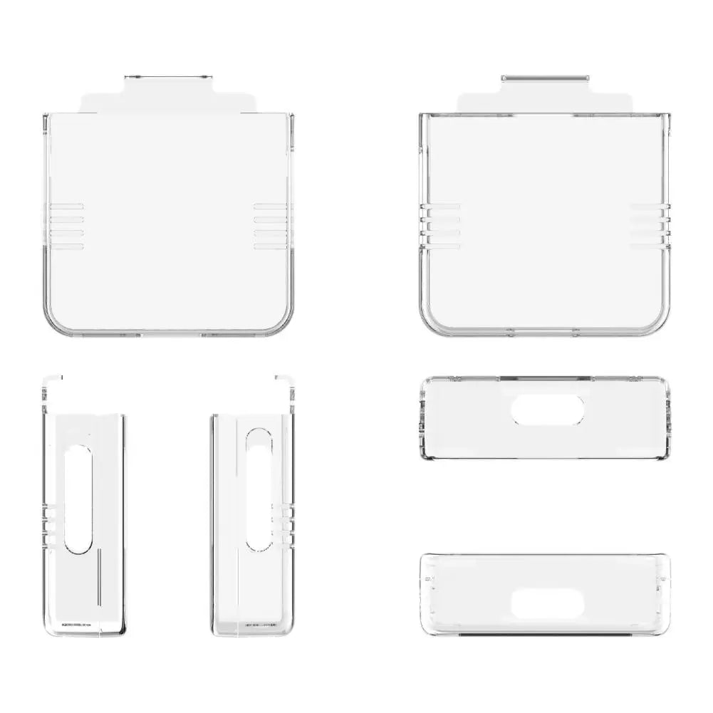 for Miyoo Flip/Miyoo Flip V2 handheld game console Transparent Hard Shell Anti Fall Dust-proof Protective Shell Game Accessories