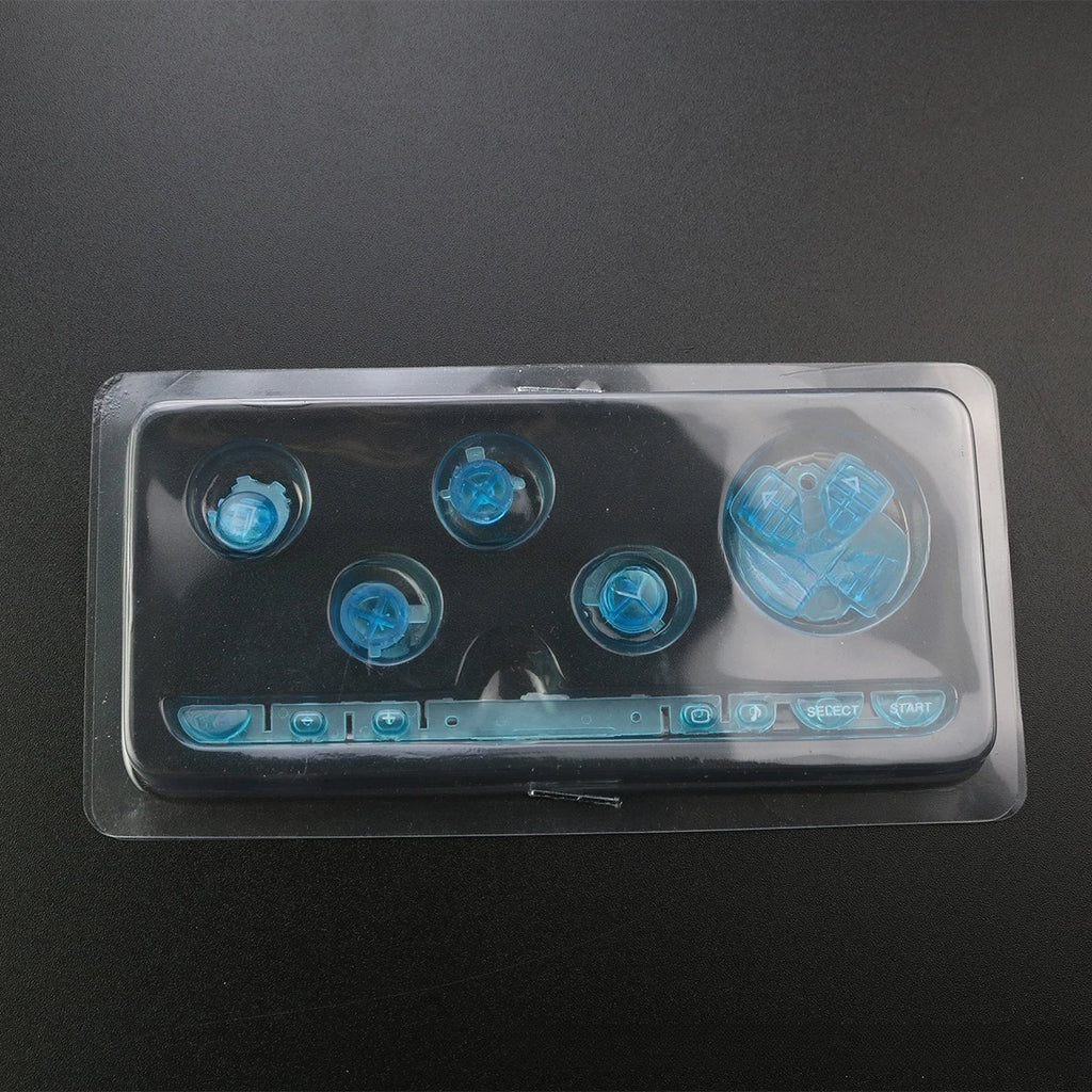 1 Set Left Right ABXY Select Start Home Button Kit D PAD Volume Key Replacement for PSP1000 Game Console Repair Parts