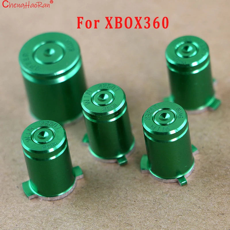 1Set Color Buttons For PS3 PS4 PS5 XBOX 360 Game Console Controller Aluminum Alloy Metal Replacement Parts