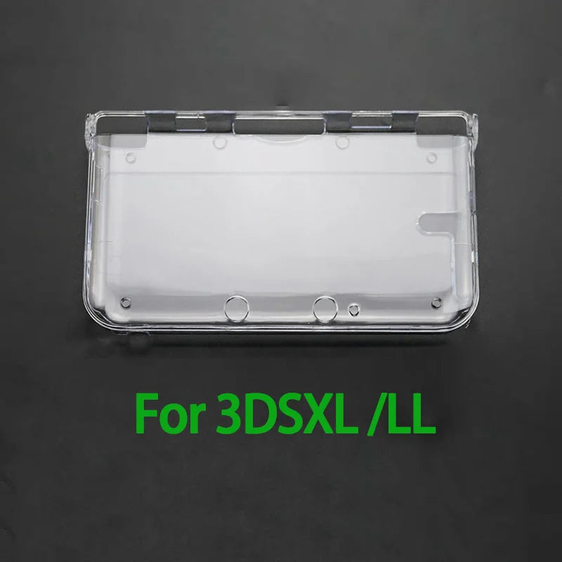 1PC Plastic Clear Crystal Hard Shell Case Cover For 3DS New 3DS XL LL For NDS Lite NDSL NDSi XL LL For PSP 2000 3000 PSV 1000
