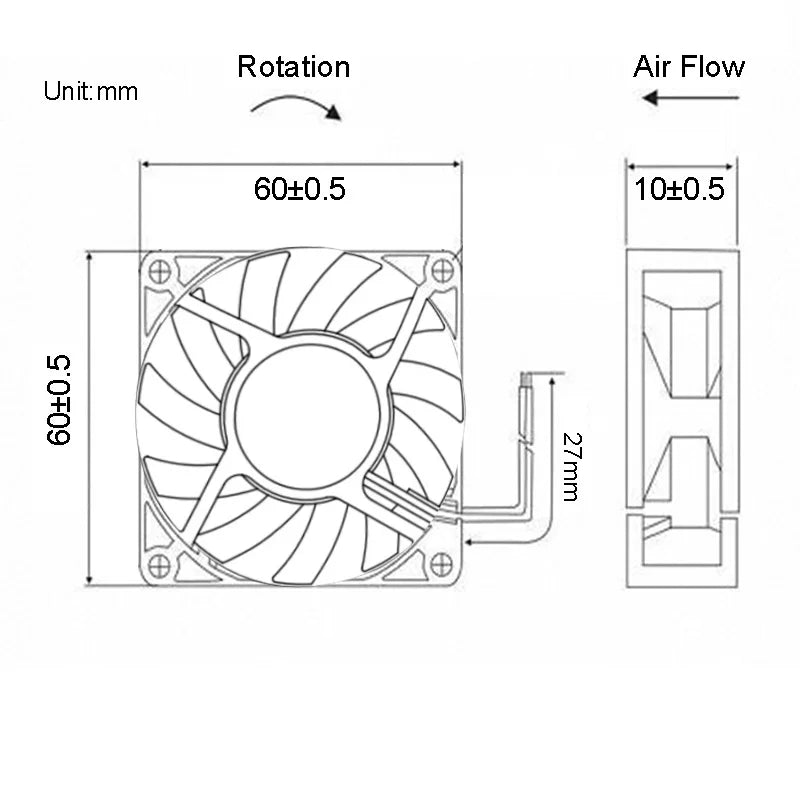 Sleeve Bearing Industrial Cooling Fans with Brushless Motor Mini Quiet Computer Accessories Ventilador DC 12v 120mm 80mm 40mm