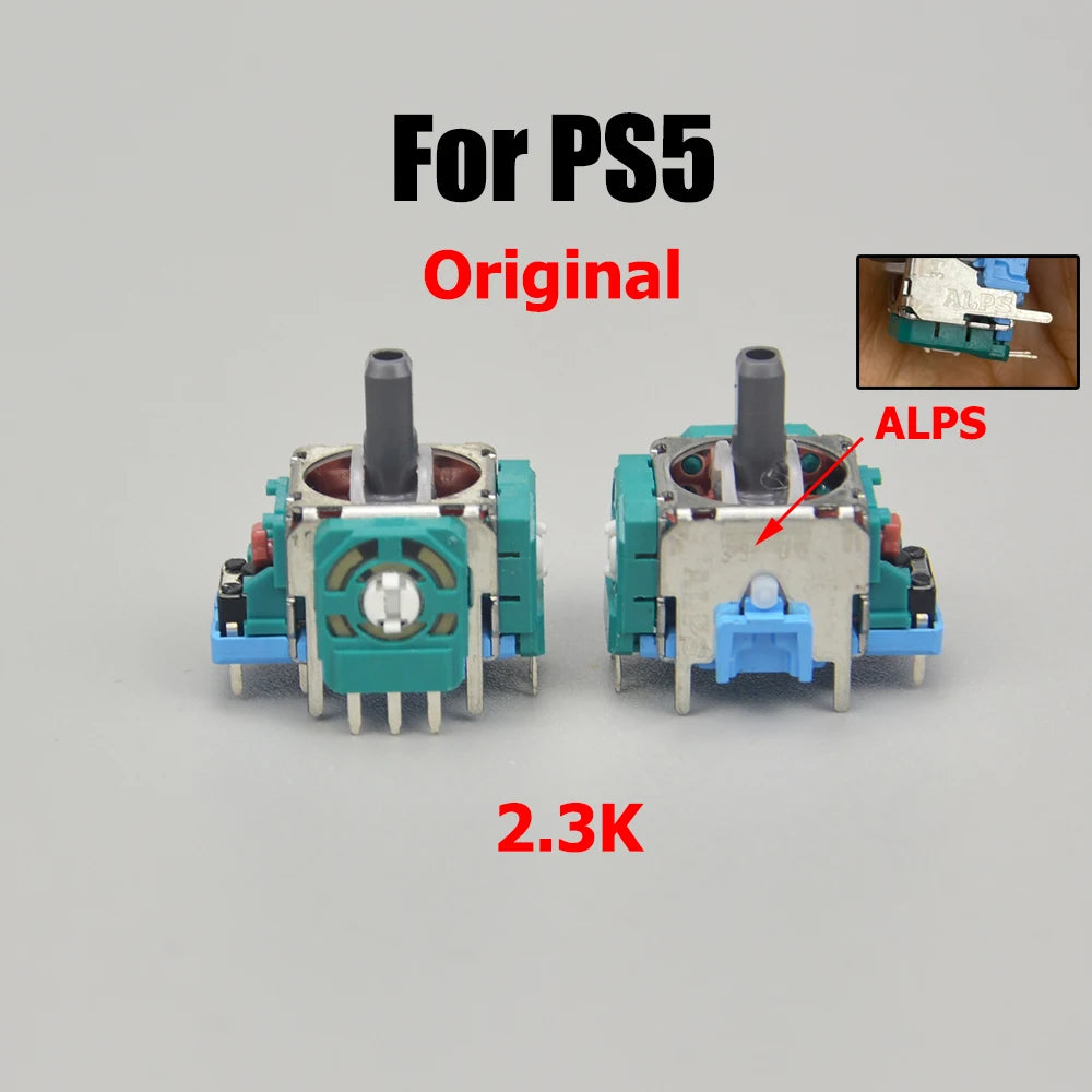 2PCS Joysticks Replacement for PS5 PS4 Controller 2K3 10K Ohm Analog Stick 3D Thumbstick Repair Parts Kit