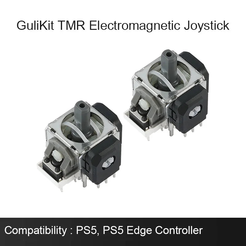 10 Pairs GuliKit TMR Joystick with Stick Caps for PS4 PS5/PS5 Edge Switch Pro Xbox Series Controller Game Accessories Replacemen