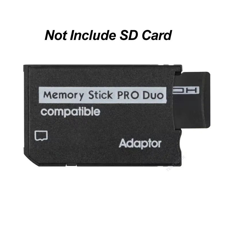 Memory Stick Pro Duo Reader TF to MS SD Card for PSP1000/PSP2000/PSP3000 Converter Adapter Dual Slot Adapter for PSP Accessories