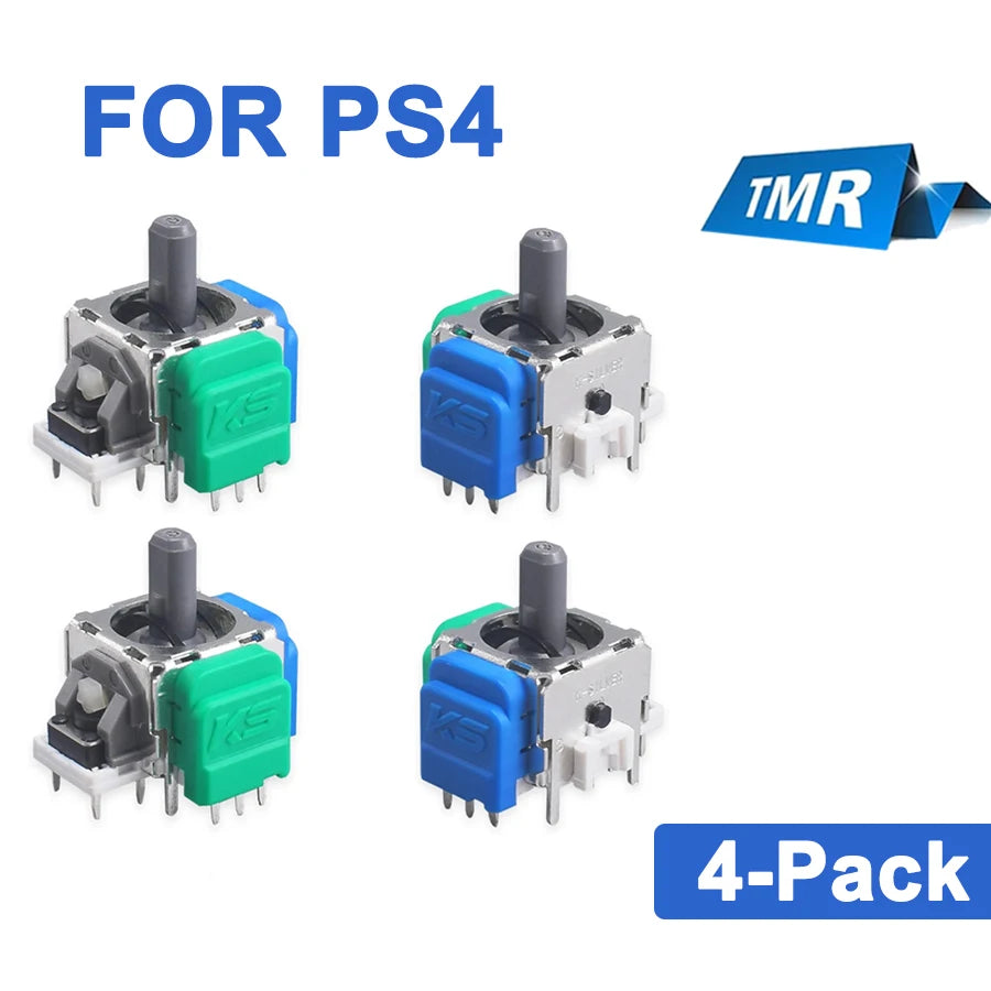 1-4 PCS TMR Solenoid Joysticks for PS4/PS5/XBOX/SWITCH PRO Controller Thumbstick Upgrade Replacement Kit Gamepad 3D Analog Sens