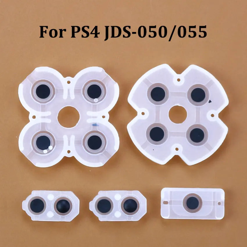 JCD For PS4 JDM-001/010 JDS-030/040/050/055 Silicone Conductive Rubber Button D Pad For PS5 PS4 Pro PS3 PS2 PSP1000 Controller