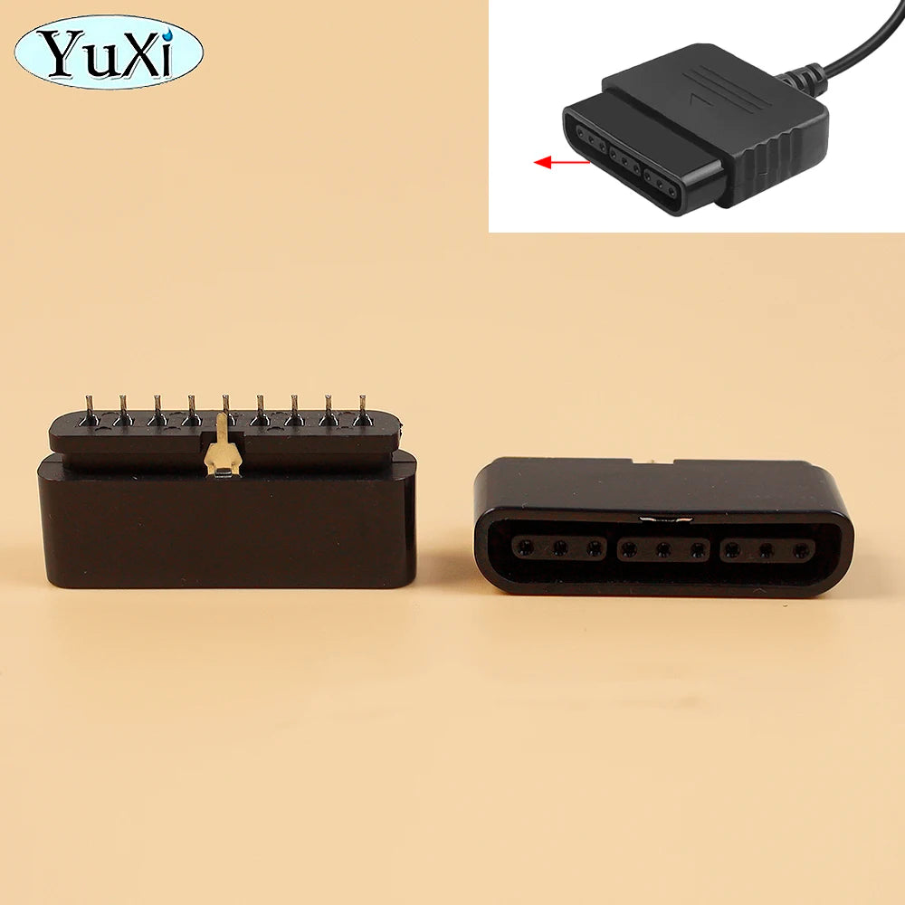 1 Piece For PS2 90 180 Degrees Interface Female Socket 9 Pin