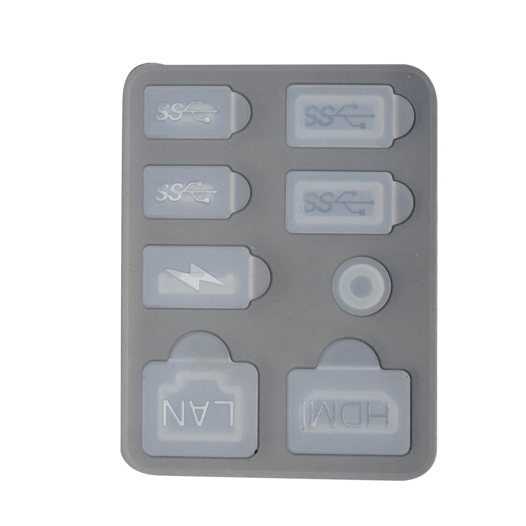 Dust Plug Prevent Protective Cover Silicone Case Anti-dust USB Ports Dustproof Kit For Playstation 5 PS5 Slim Console Accessorie